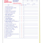 Vehicle Service Inspection Checklist - Estampe Inside Automotive Service Checklist Template