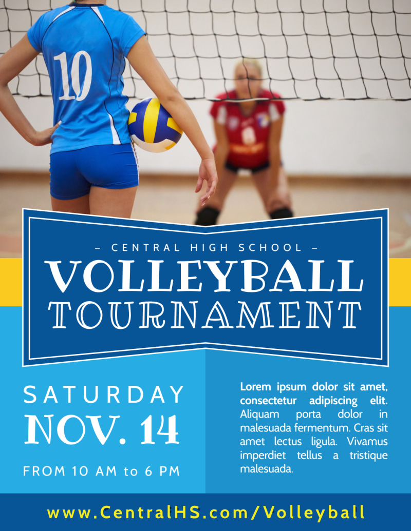 volleyball flyers templates - Tablon Within Volleyball Tournament Flyer Template Within Volleyball Tournament Flyer Template