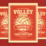 Volleyball Tournament Flyer For Volleyball Tournament Flyer Template