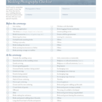 Wedding Checklist Template – 10 Free Templates In PDF, Word, Excel  Inside Wedding Photographer Checklist Template
