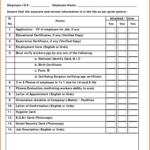 Work Checklist Template Within Employee Personnel File Checklist Template
