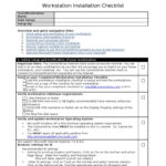 Workstation Installation Checklist  Microsoft Outlook  Email With Regard To Pc Deployment Checklist Template