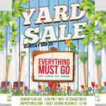 Yard Sale – Garage Sales Flyer Template By OWPictures On Dribbble With Regard To Moving Sale Flyer Template