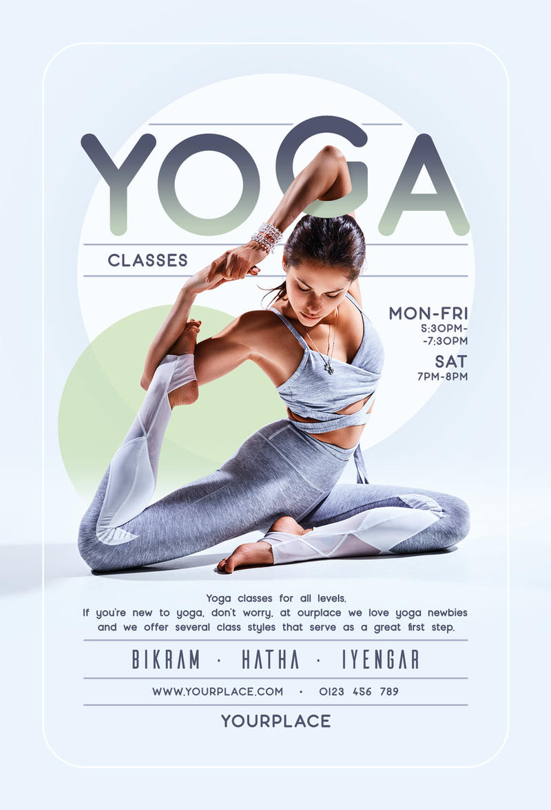 Yoga Flyer and Poster Template by Mariux10 on DeviantArt Intended For Yoga Class Flyer Template Pertaining To Yoga Class Flyer Template