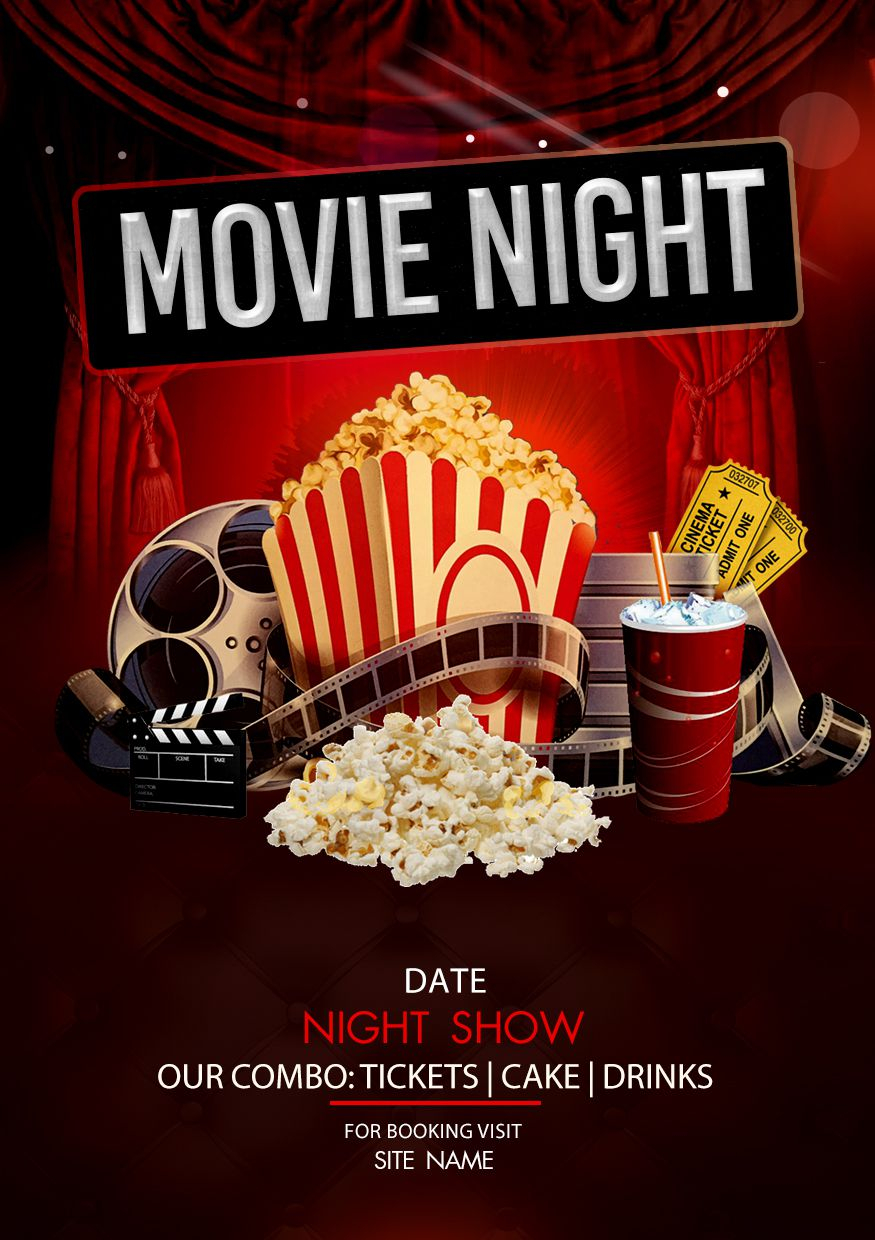 Zona ilmu 10: Movie Night Flyer Sample With Regard To Church Movie Night Flyer Template Throughout Church Movie Night Flyer Template